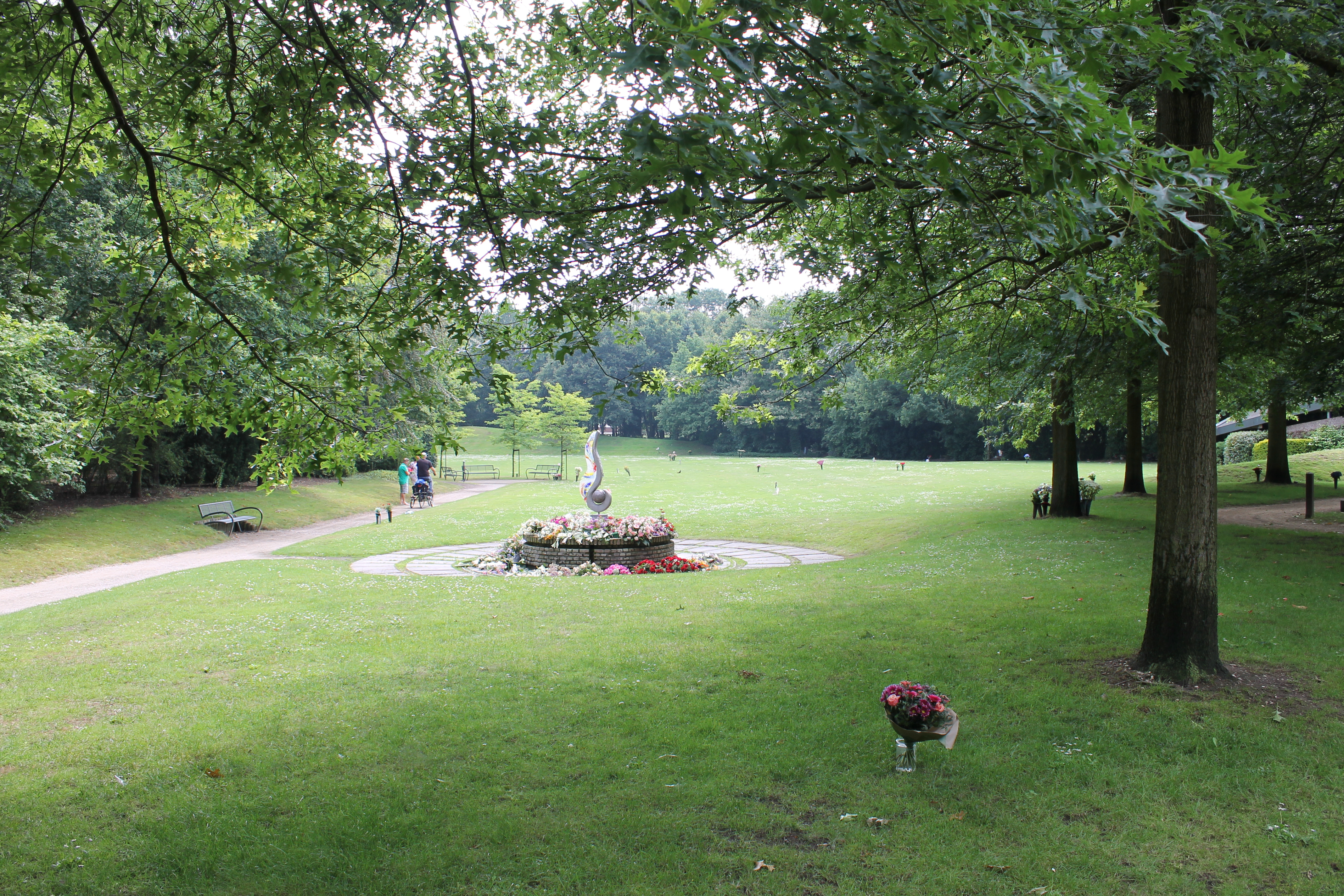 As verstooien bij crematorium